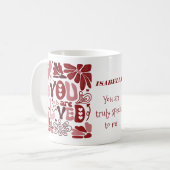 愛されカスタムるロマンチックバレンタイン コーヒーマグカップ (正面左)