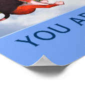 愛され感動的るパーソナライズされた ポスター (角)