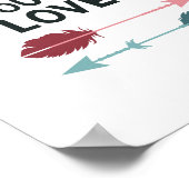 愛され数々のる – 色 – ポスタープリント ポスター (角)