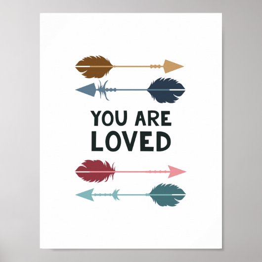 愛され数々のる – 色 – ポスタープリント ポスター (正面)