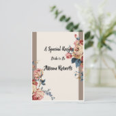 愛され続けるブライズシャワー ポストカード (スタンド正面)