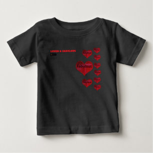 愛され、素晴らしいTシャツ ベビーTシャツ