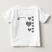 愛され、素晴らしいTシャツ ベビーTシャツ (裏面)