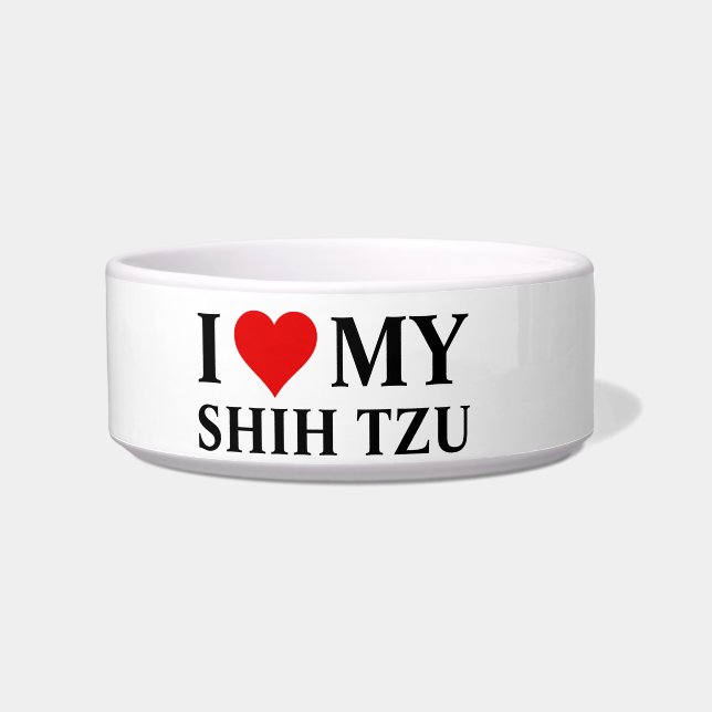 愛しいシ Shih Tzu ボウル (正面)