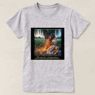 愛しいリッジバックとの魔法の瞬間 Tシャツ