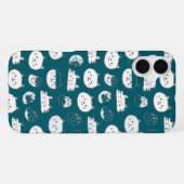 愛しい友を悼む猫 iPhoneケース (裏面横)