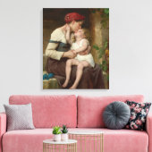 愛しい母と愛らしい子ども（ペロー） キャンバスプリント (インサイチュ (リビング))