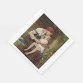 愛しい母と愛らしい子ども（ペロー） スタンダードランチョンナプキン (角)