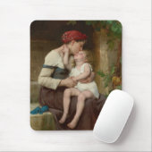 愛しい母と愛らしい子ども（ペロー） マウスパッド (マウス)