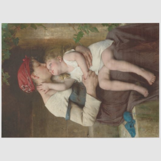 愛しい母と愛らしい子ども(ペロー) 薄葉紙 (正面)