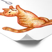 愛しい猫との楽しい時間 ポスター (角)