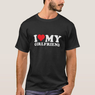 愛しい私の美しい彼女 私の彼女を愛しています Tシャツ