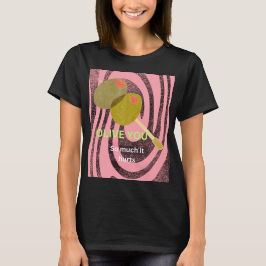 愛しすぎて痛い Tシャツ (正面)