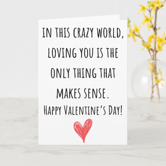 愛しているあなたが全て – バレンタイン カード (黄色い花)