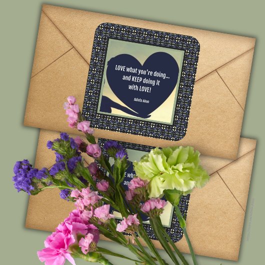 愛していることをやめないで アディエラ・アコオ スクエアシール