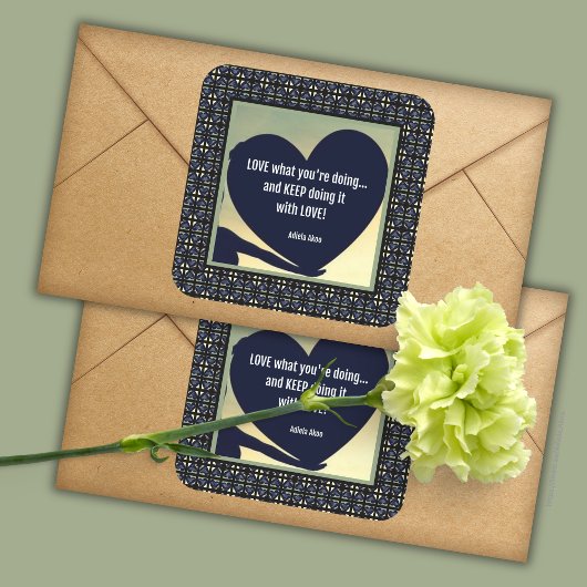 愛していることをやめないで アディエラ・アコオ スクエアシール