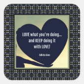 愛していることをやめないで アディエラ・アコオ スクエアシール (正面)