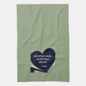 愛していることを キッチンタオル - アディエラ アコー (縦)