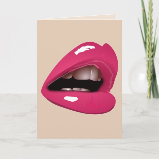 愛しているように扱って - 夫へのロマンチックなカード サンキューカード (正面)