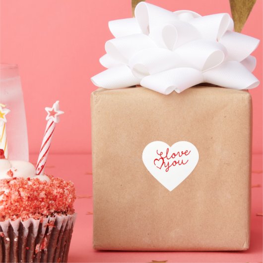 愛しているよと伝えるかわいい楽しい方法 ハートシール (パーティー)