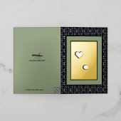 愛しているよ あなたのしていること グリーティングカード - アディエラ アコー 箔グリーティングカード (外側レイダウン)