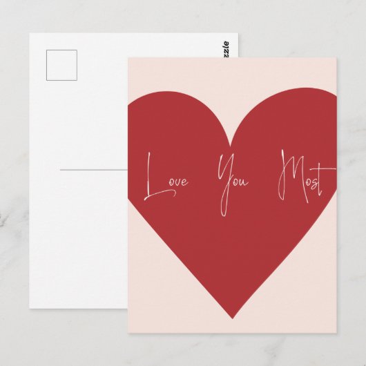 「愛しているよ」ポストカード ポストカード (正面/裏面)