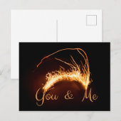 愛しているよ - 手紙の中の愛のメッセージ! ポストカード (正面/裏面)