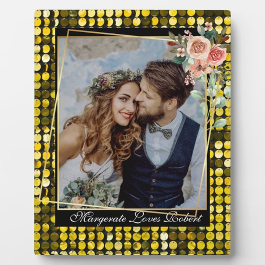 愛している人の写真 フォトプラーク (正面)