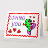 愛している カード (正面)
