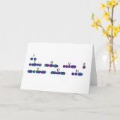 「愛している」モールスコード カラーカード カード (黄色い花)