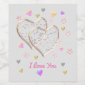 愛している...言葉で言い表せないほど ワインラベル (シングルラベル)