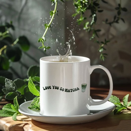 愛してそう抹茶 コーヒーマグカップ