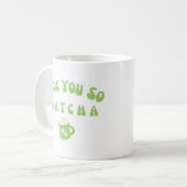 愛してそう抹茶 コーヒーマグカップ (正面左)