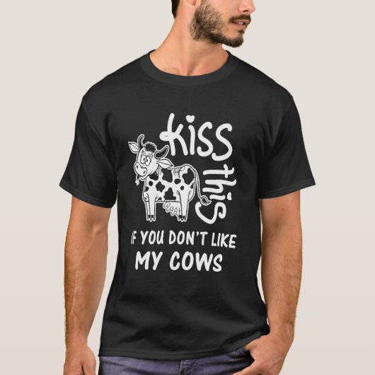 愛してやまない牛たち Tシャツ (正面)