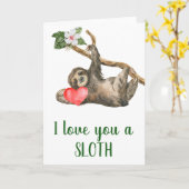 愛してよ愛してよバレンタインデー カード (黄色い花)