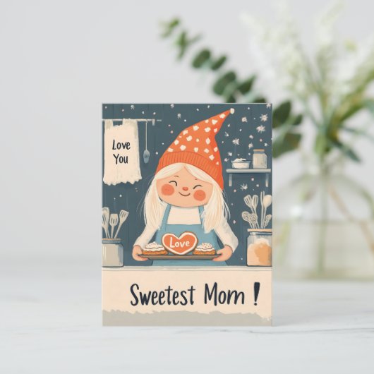 愛してよ愛してよママデザイン シーズンポストカード (スタンド正面)