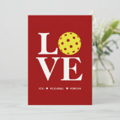 "愛してよ、ピックボール、永遠"赤いフォトカード シーズンカード (スタンド正面)