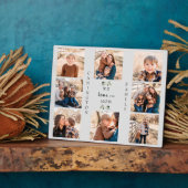 『愛してるお母さんの葉の名前フォトコラージュ』  フォトプラーク (側面)