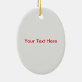 愛してるかわいいテディベアパーソナライズされた セラミックオーナメント (裏面)