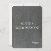 愛してるぜ、男の友達よ!面白いウェディングパーティーの誘い 招待状 (裏面)