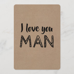 愛してるぜ！面白い伴郎の提案 招待状