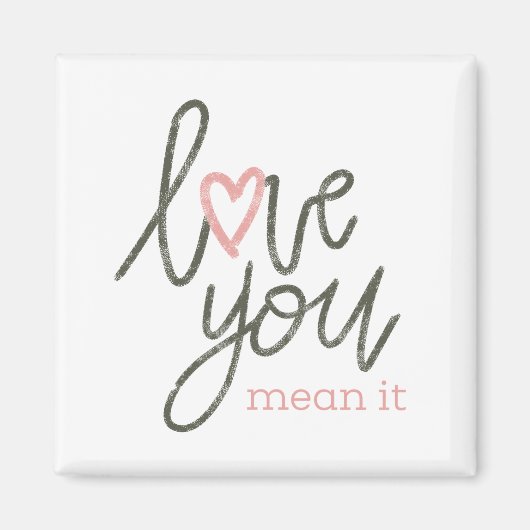 愛してると思う マグネット (正面)