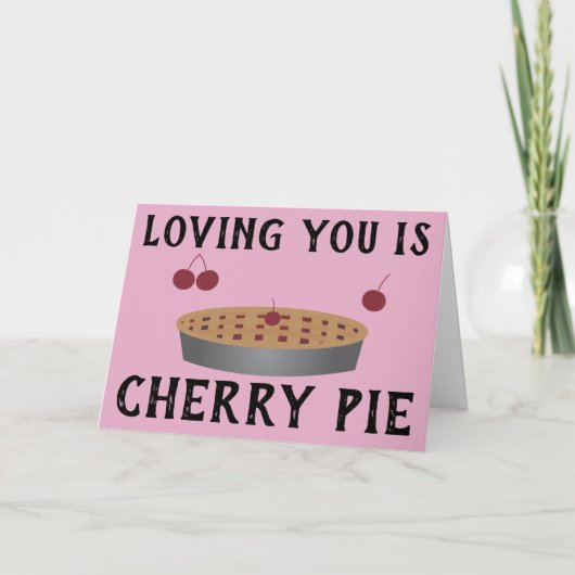 愛してるよはチェリー pie 、愛してるよカード カード (正面)