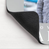 愛してるよパパ子ども写真父の日 マウスパッド (コーナー)