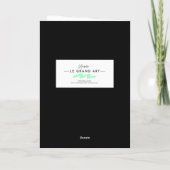 愛してるよパパ 紫 緑 70年代 父の日のカード カード (裏面)