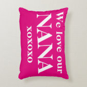 愛してるよ奈々可愛いモダンおばあちゃん枕 アクセントクッション (正面(垂直))