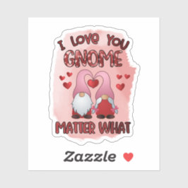 愛してるよ小人さんも関係なく - バレンタイン ステッカー シール