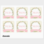 愛してるよ母の日シール スクエアシール (シート)