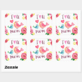 愛してるよ母の日シール スクエアシール (シート)