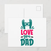 愛してるよ、お父さん ポストカード (正面/裏面)